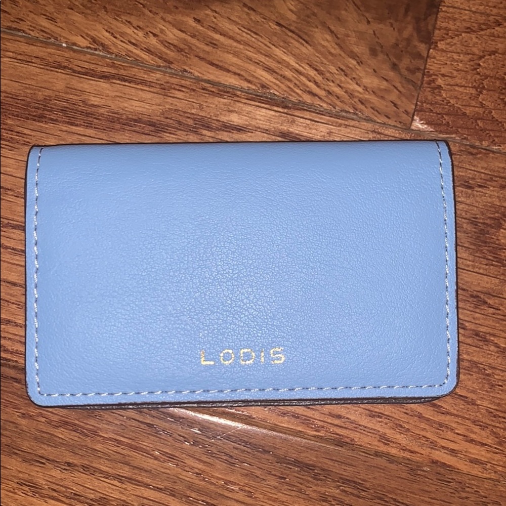 Lodi’s Blue Leather Card Case